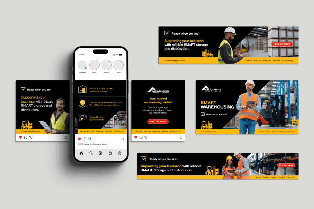 Meachers Global logistics campaign design